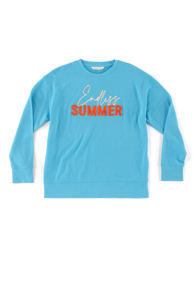 "Endless Summer" Sweatshirt Aqua