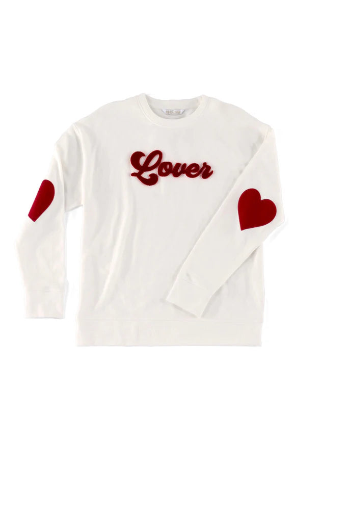 White "Lover" Sweatshirt