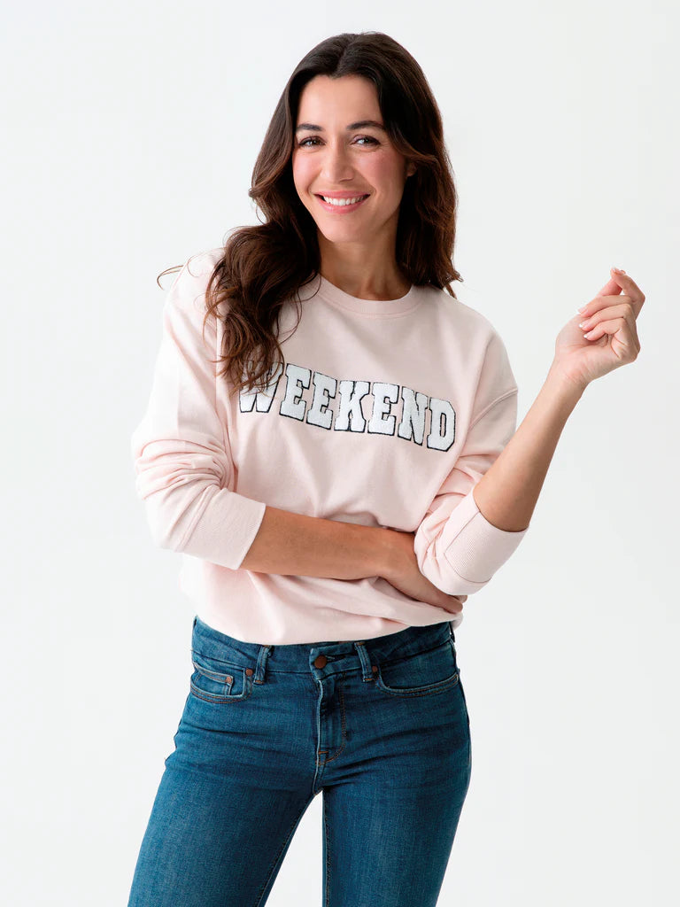 Blush "Weekend" Sweatshirt