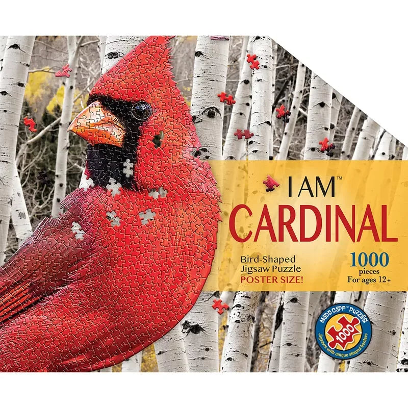 Madd Capp 1000 Piece Jigsaw Puzzles- I Am Cardinal