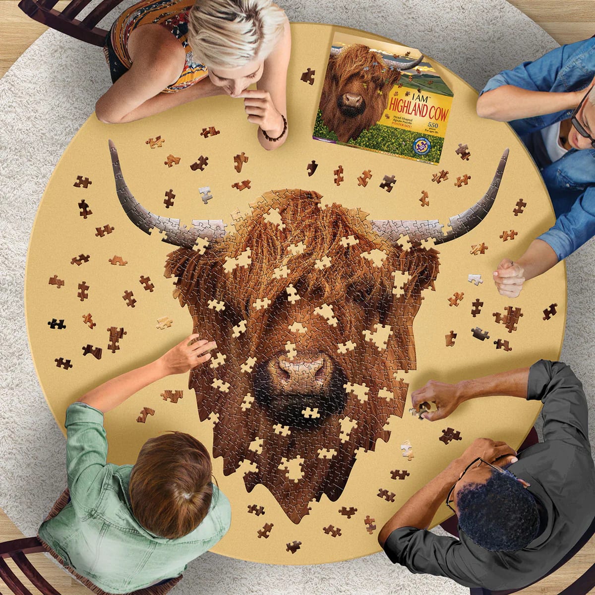 Madd Capp 550 Piece Jigsaw Puzzles- I Am Highland Cow