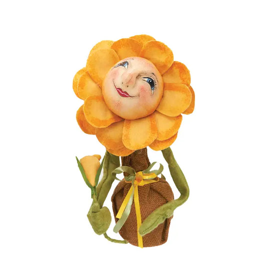 Buttercup Sunflower Gathered Traditions Figurine