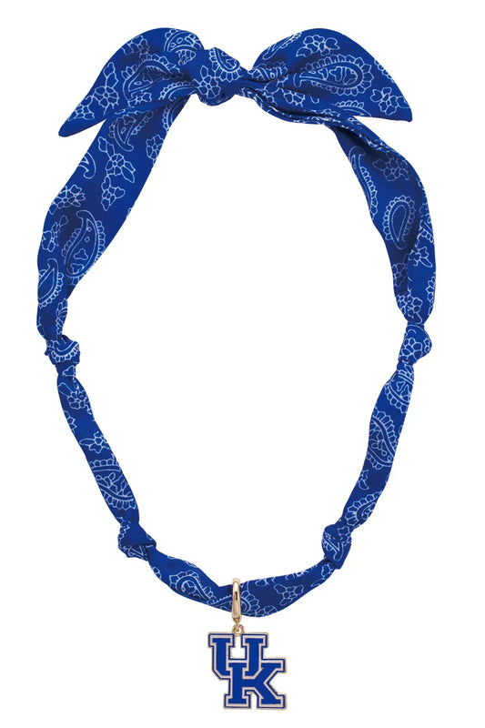 Kentucky Wildcats Logo Bandana Scarf Necklace