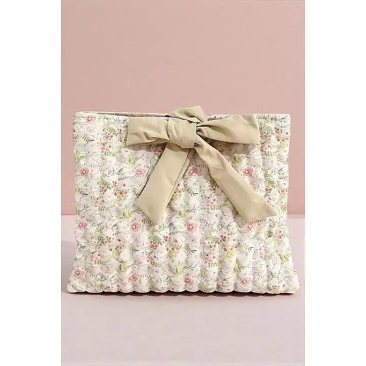 Eve Beige Floral Bible Cover