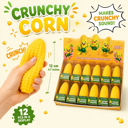 Crunchy Corn Squeeze Crunch Squishy Toy