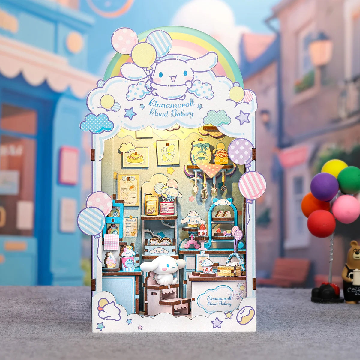 Cinnamoroll Cloud Bakery DIY Miniature Book Nook Kit