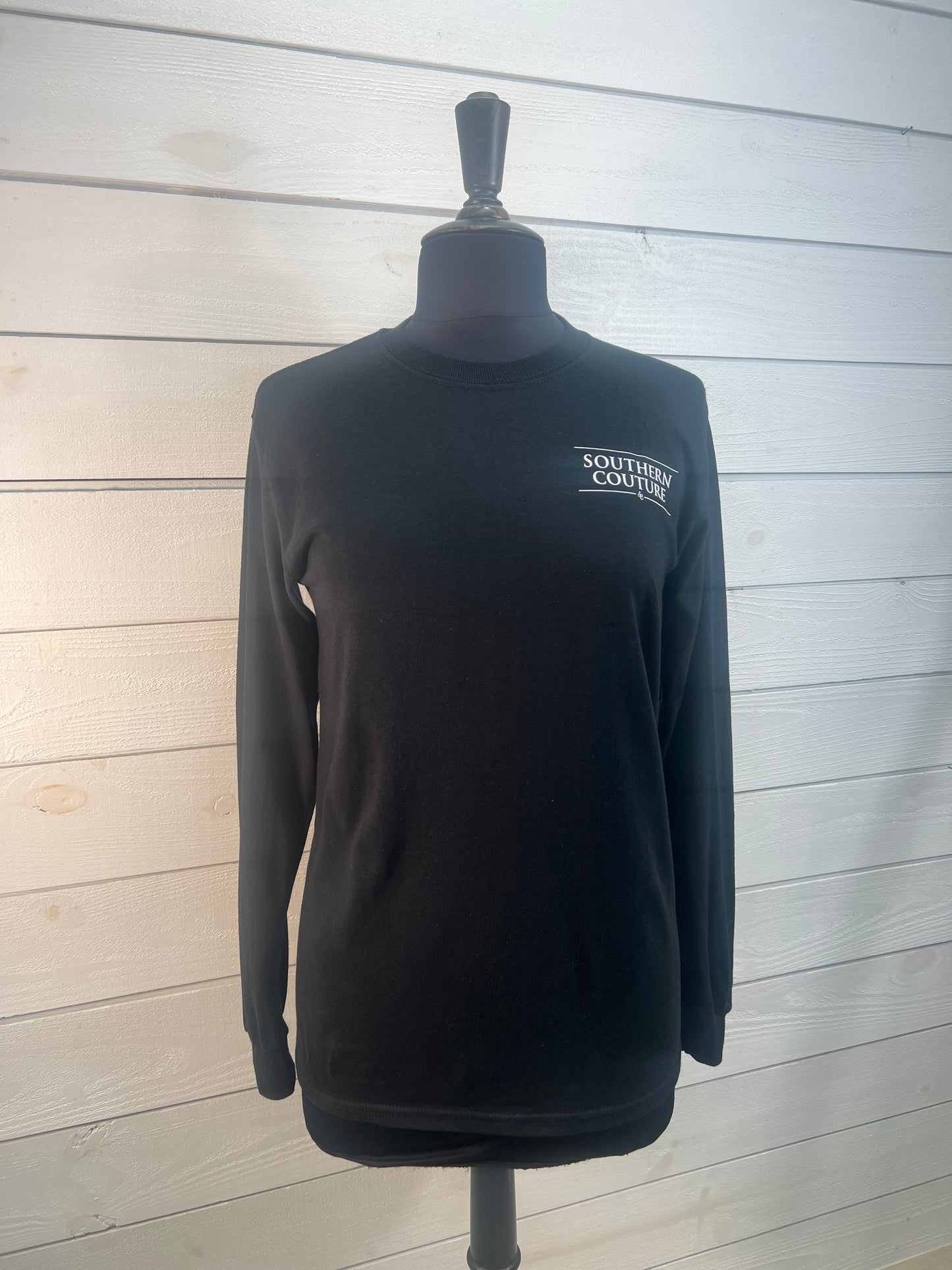 Southern Couture Jingle Your Jangle Long Sleeve- Black