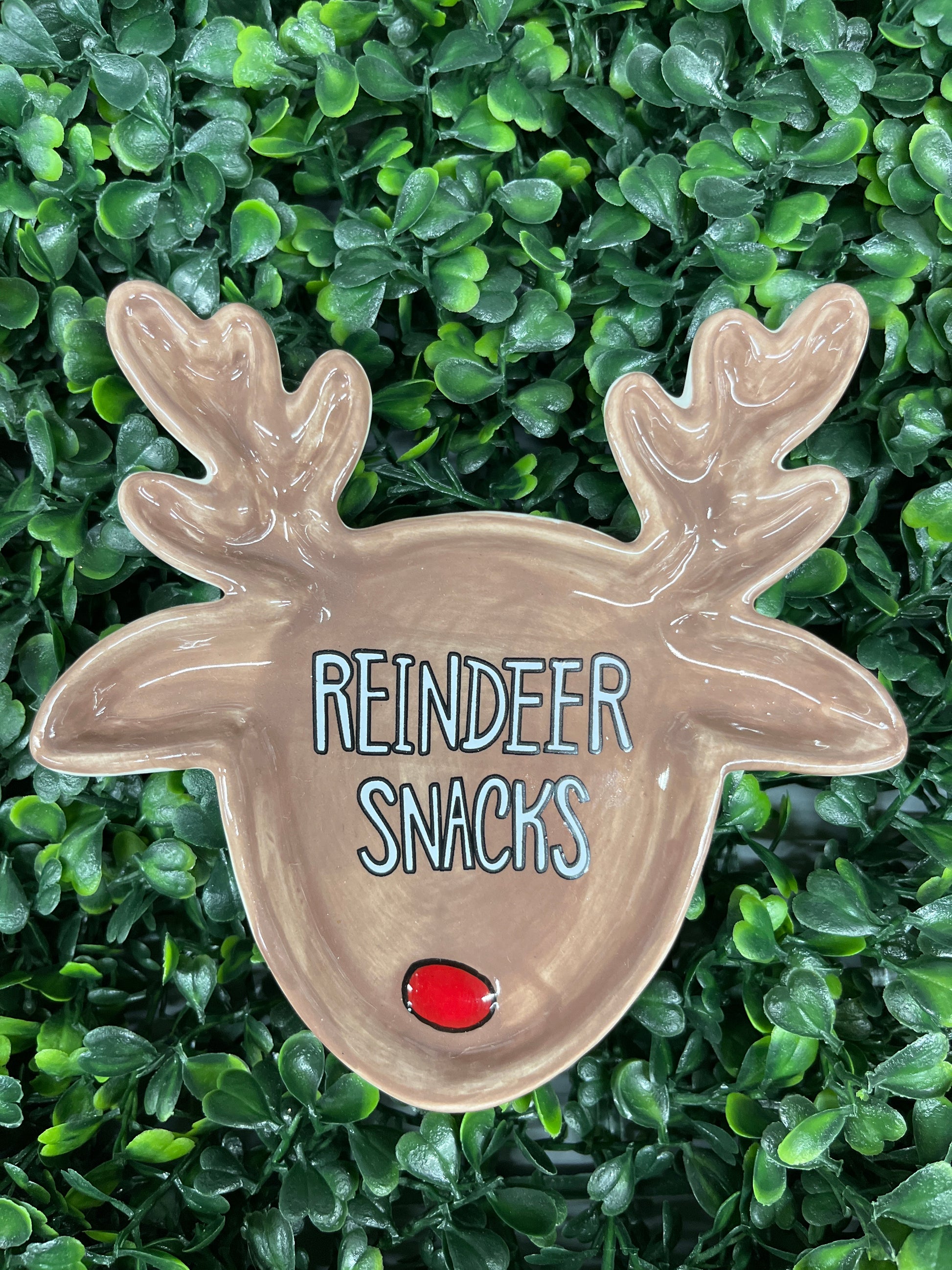 Reindeer Snacks Trinket Tray