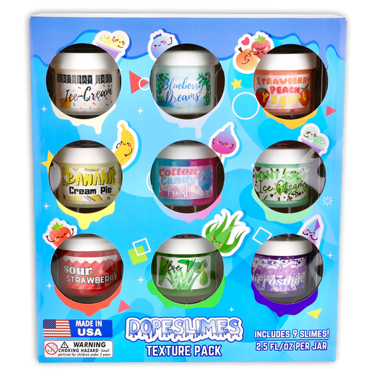 Dope Slime Best Seller Slime Pack of 9