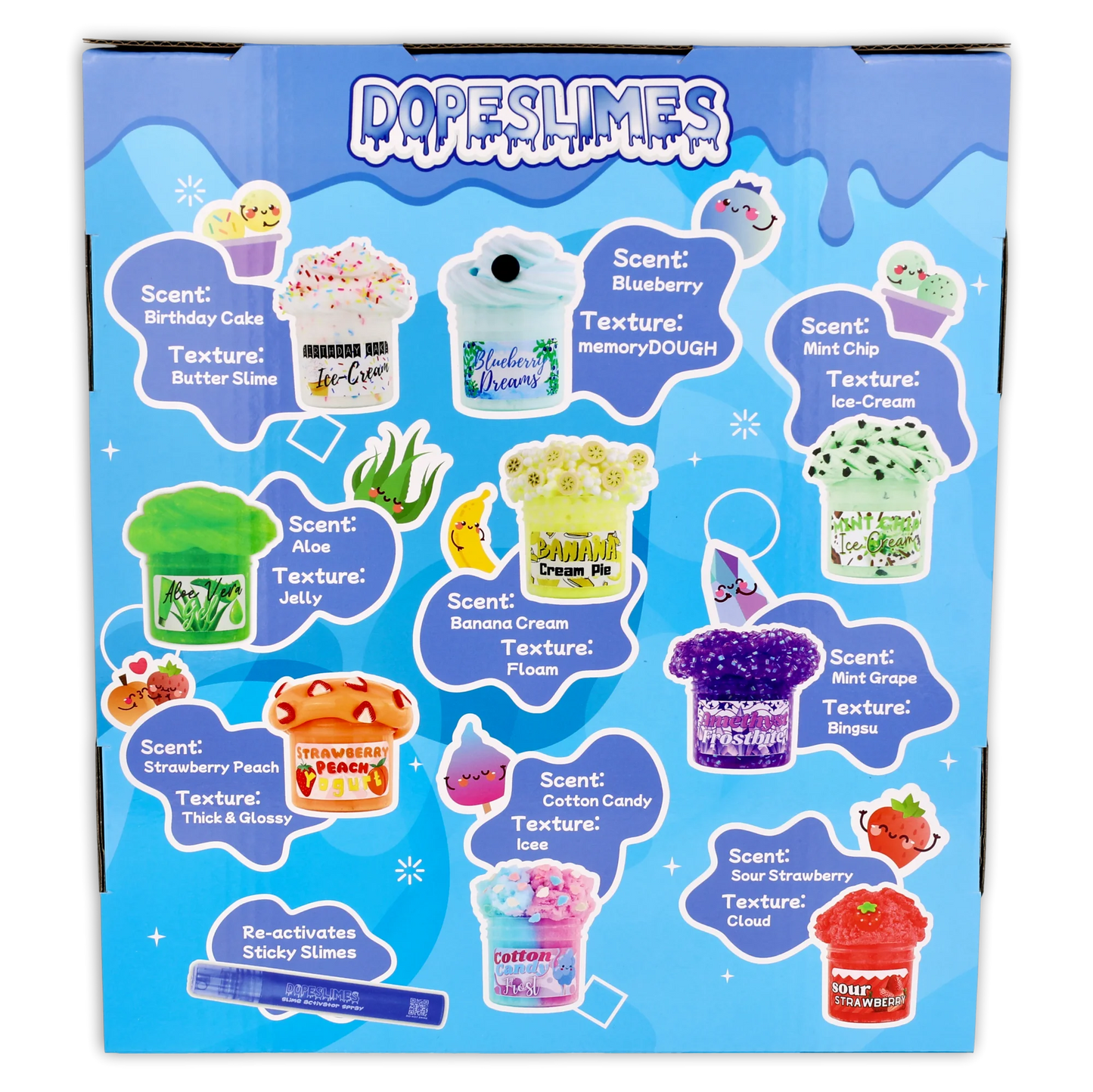 Dope Slime Best Seller Slime Pack of 9