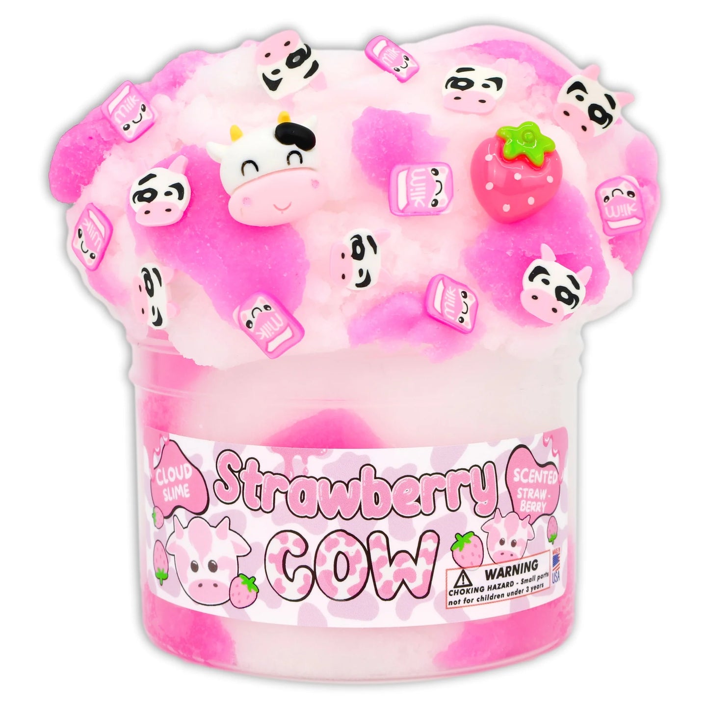Dope Slime Strawberry Cow Slime