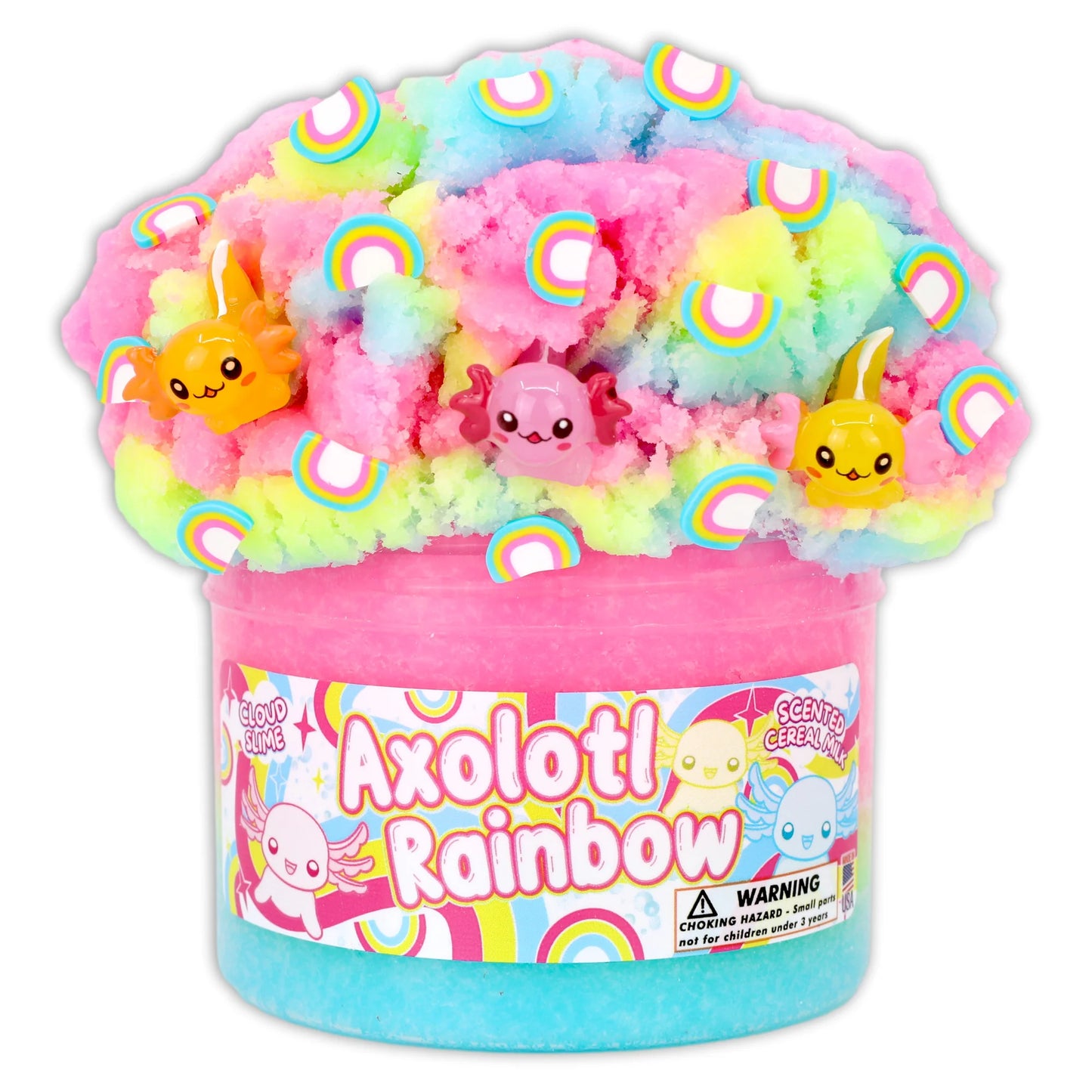 Dope Slime Axolotl Rainbow Slime