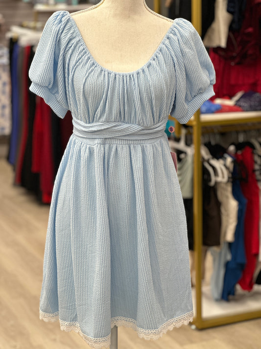 Simply Southern Ribbed Corduroy Dress With Tie Waist