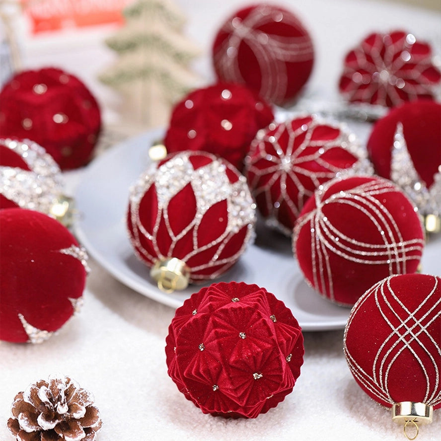 Velvet Diamond Christmas Ball Gift Set