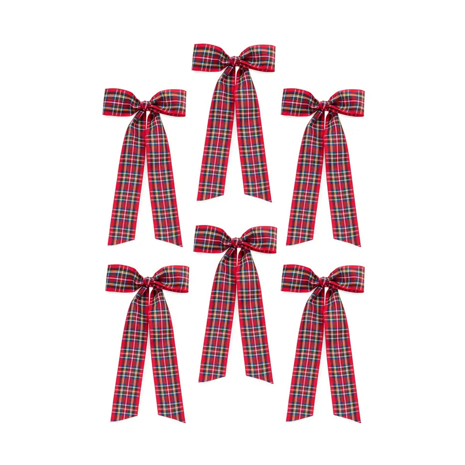 Shiraleah 6 Decorative Plaid Bows