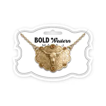 Bold Western Buckle Necklaces