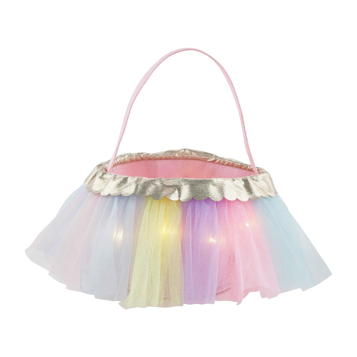 Mud Pie Light Up Tutu Easter Treat Bag