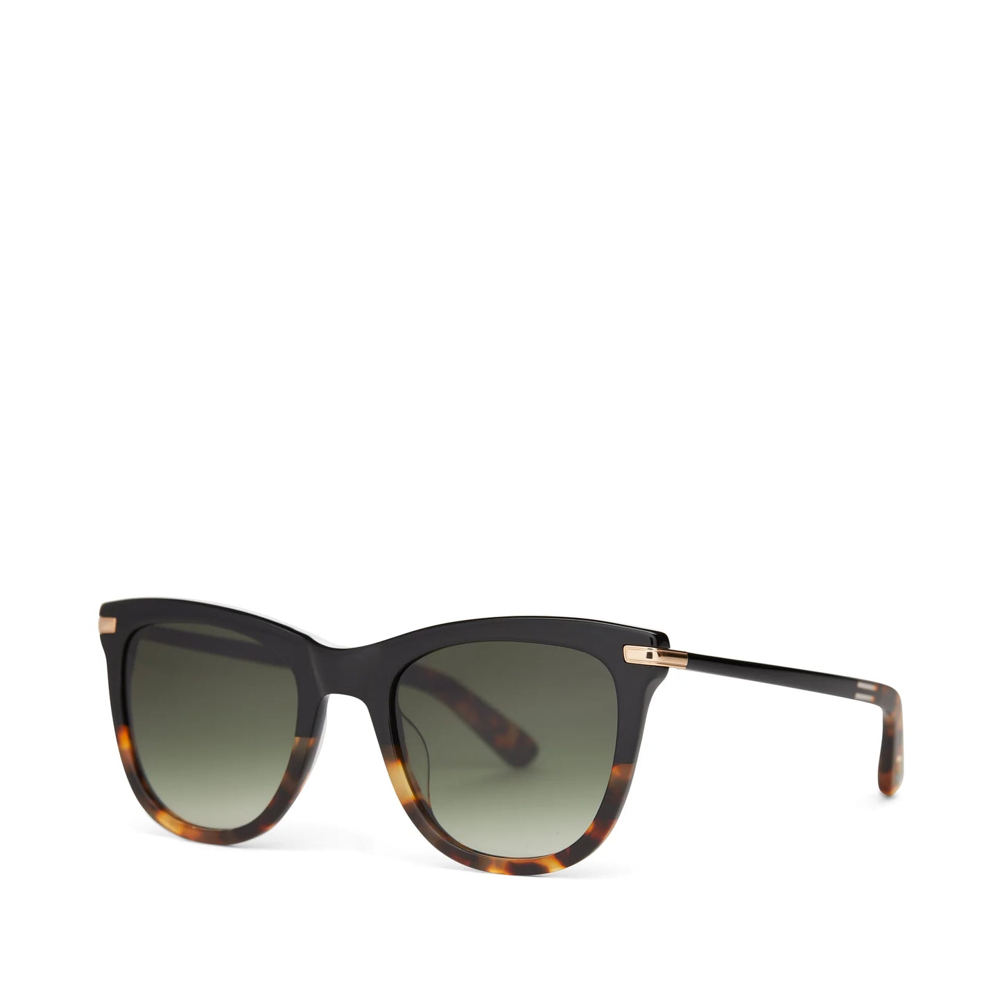 TOMS Victoria Sunglasses- Black Tortoise Fade/Shiny Gold