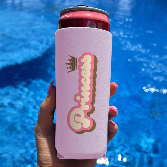 Slim Can Drink Koozie-Princess