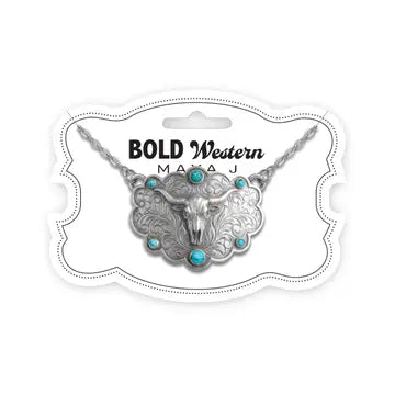 Bold Western Buckle Necklaces