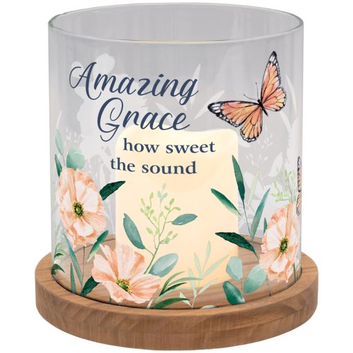 Amazing Grace Hurricane Candle