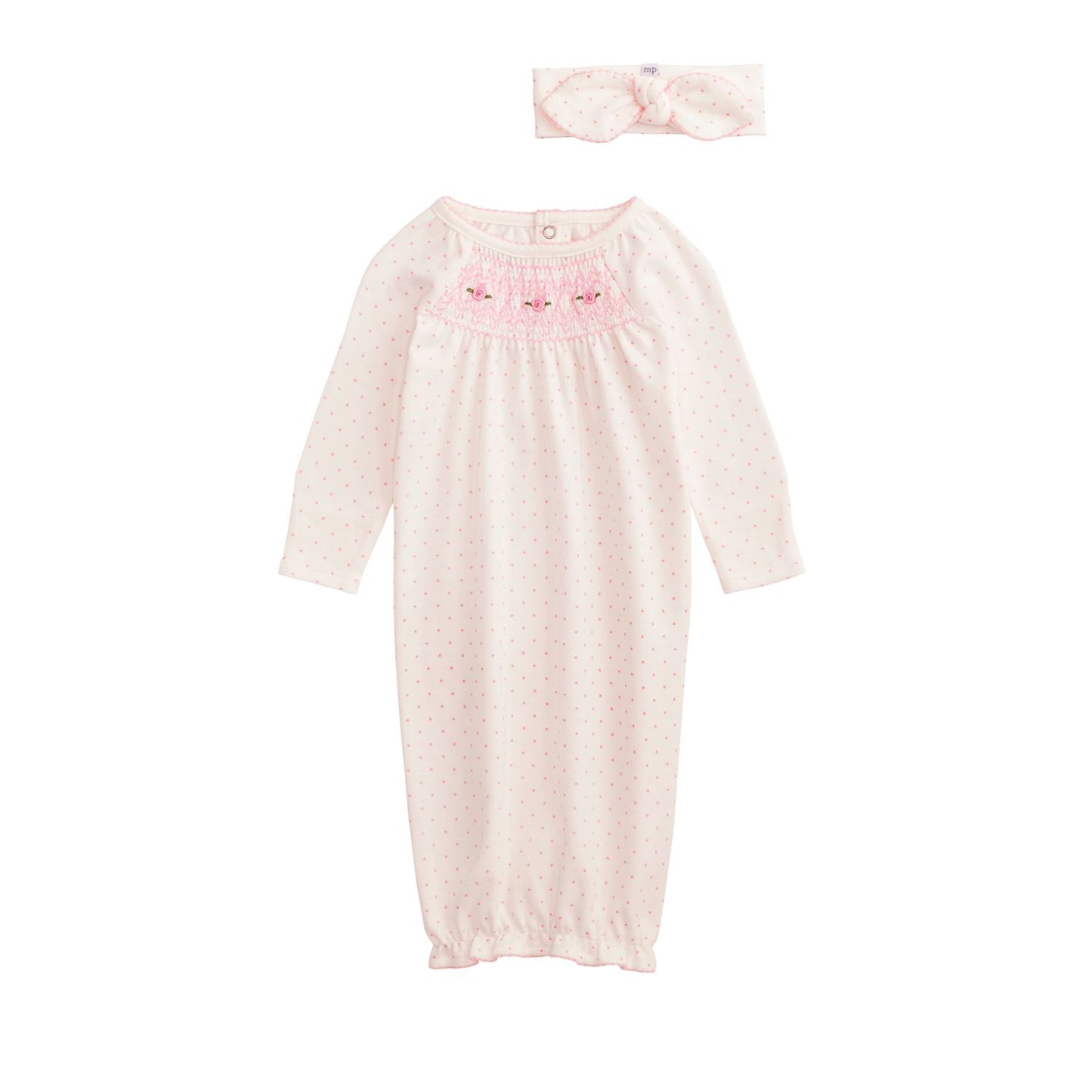 Mud pie Ivory Dot Take-Me-Home Newborn Set