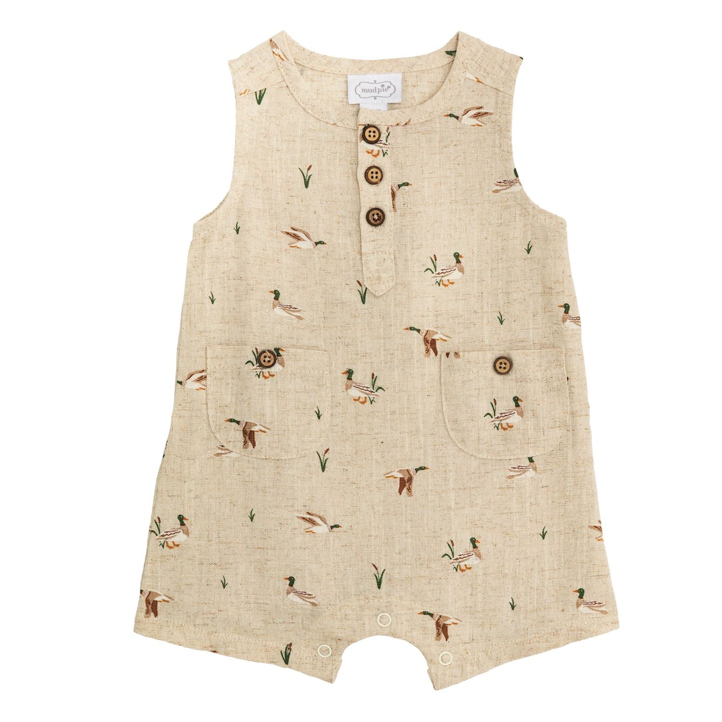 Mud Pie Duck Romper 0-3 Months