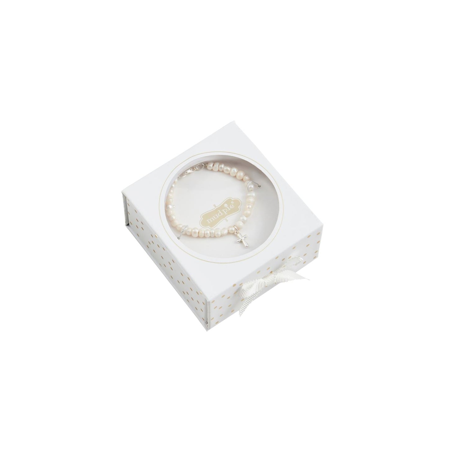 Mud Pie Boxed Cross Bracelet