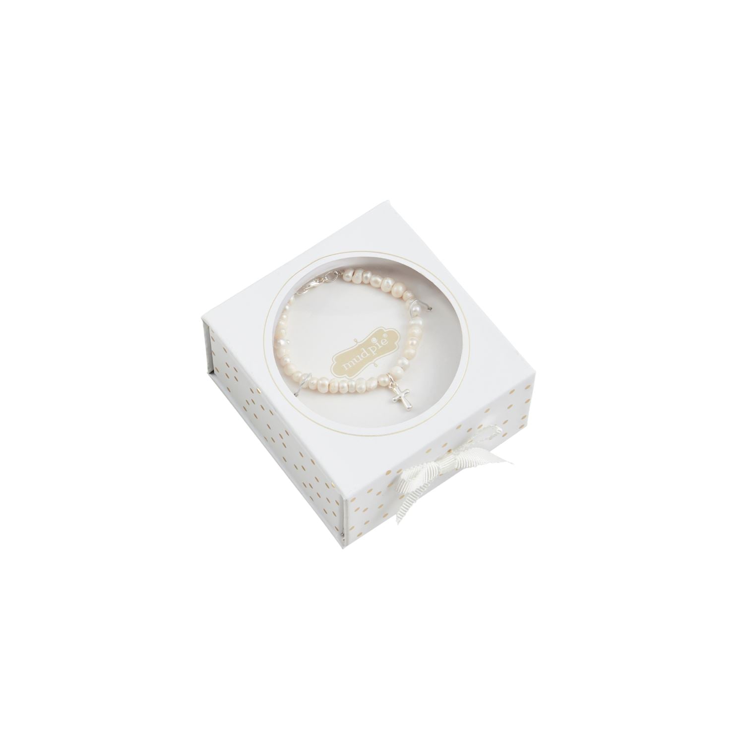 Mud Pie Boxed Cross Bracelet