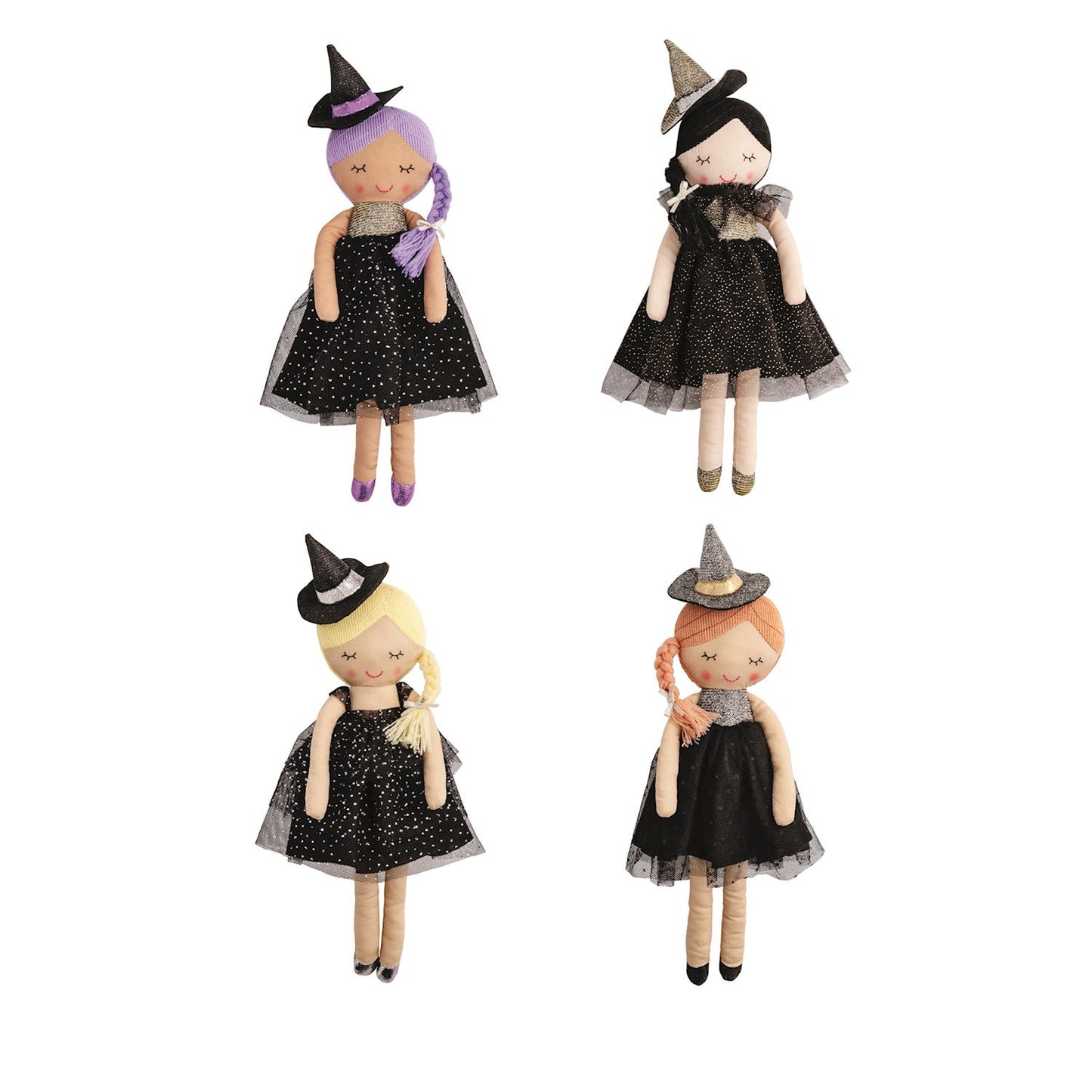 Mud Pie Witch Bestie Dolls