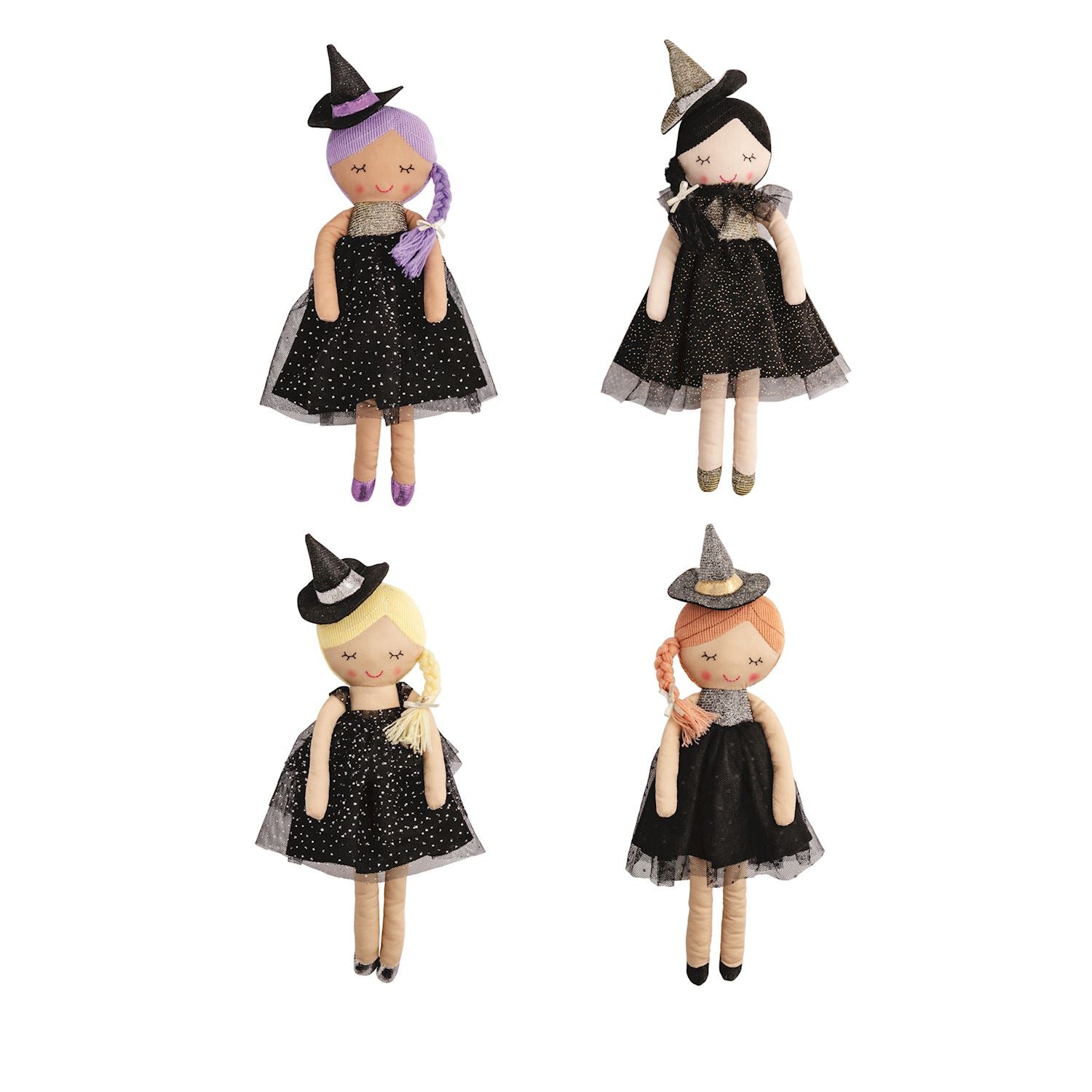 Mud Pie Witch Bestie Dolls