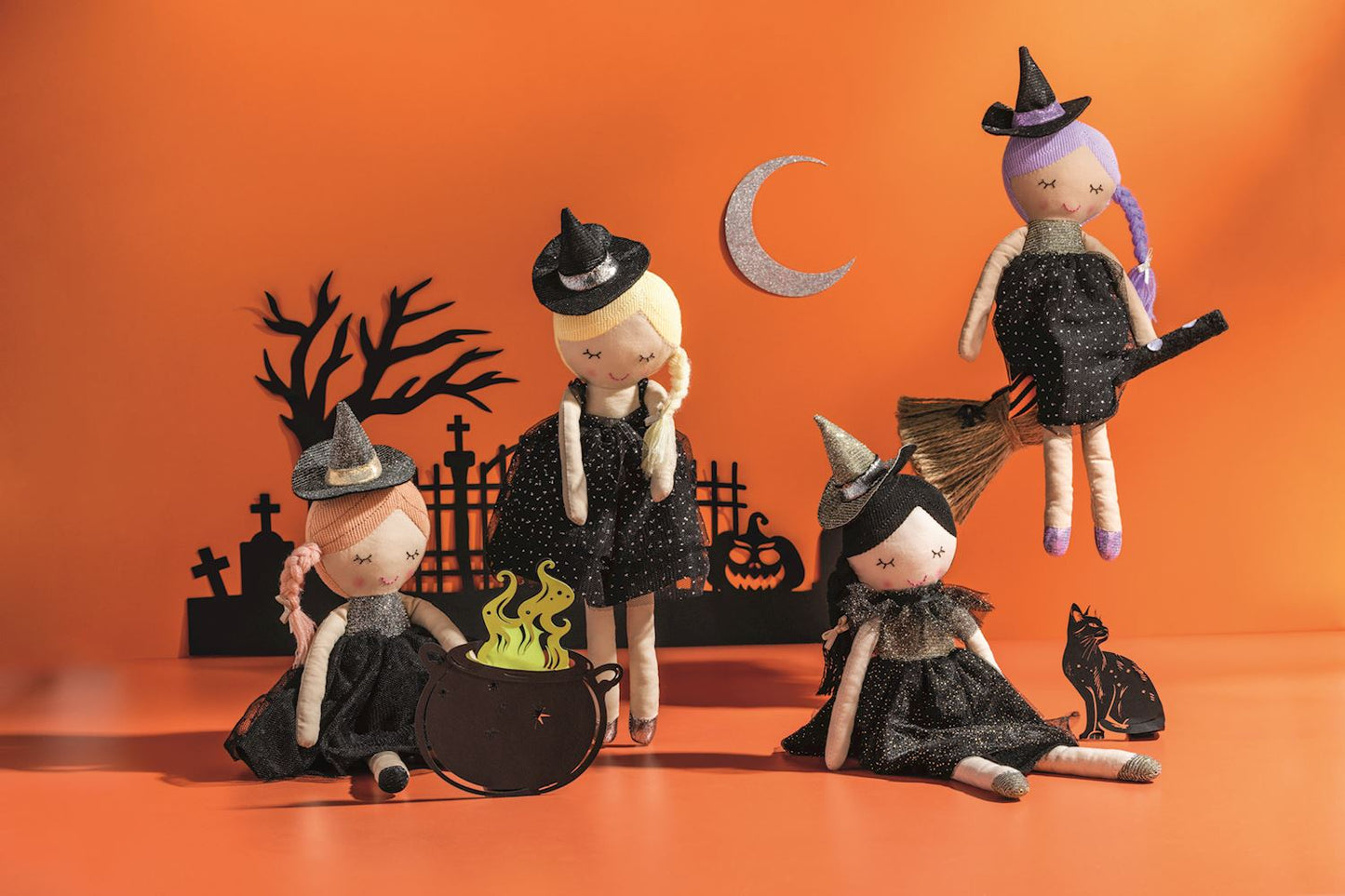 Mud Pie Witch Bestie Dolls