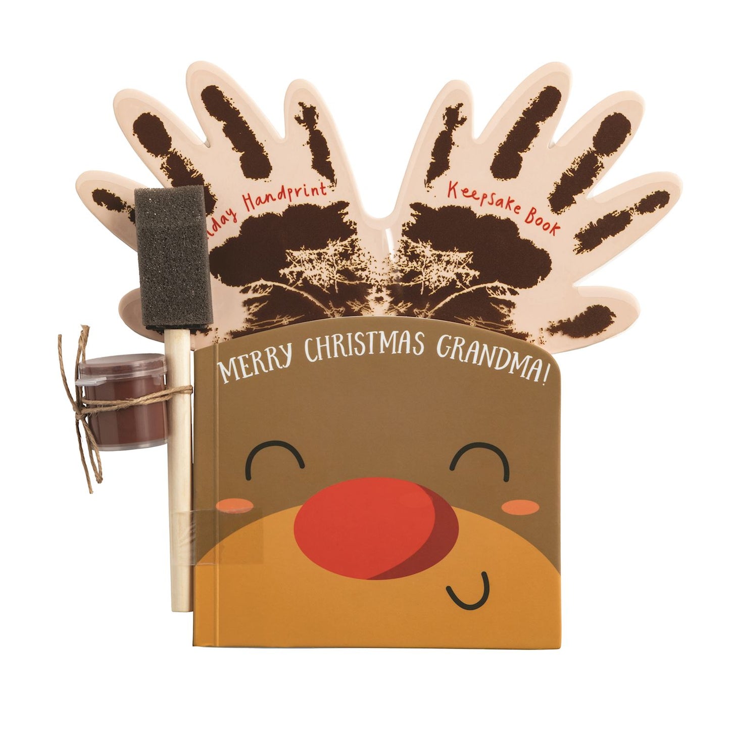 Mud Pie Christmas Handprint Books