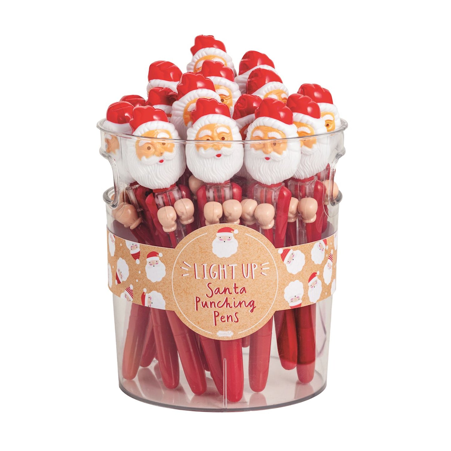 Mud Pie Santa Light-Up Punching Pens