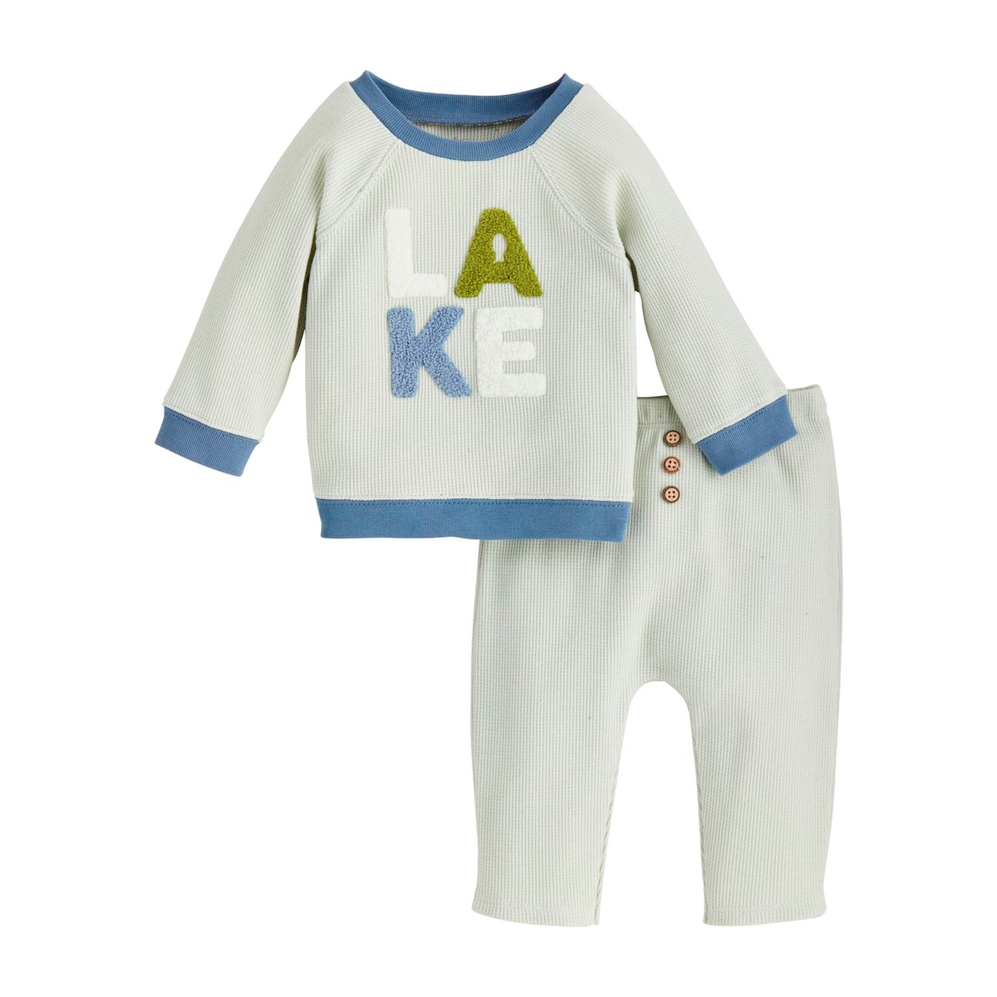 Mud Pie Lake Applique Pant Set