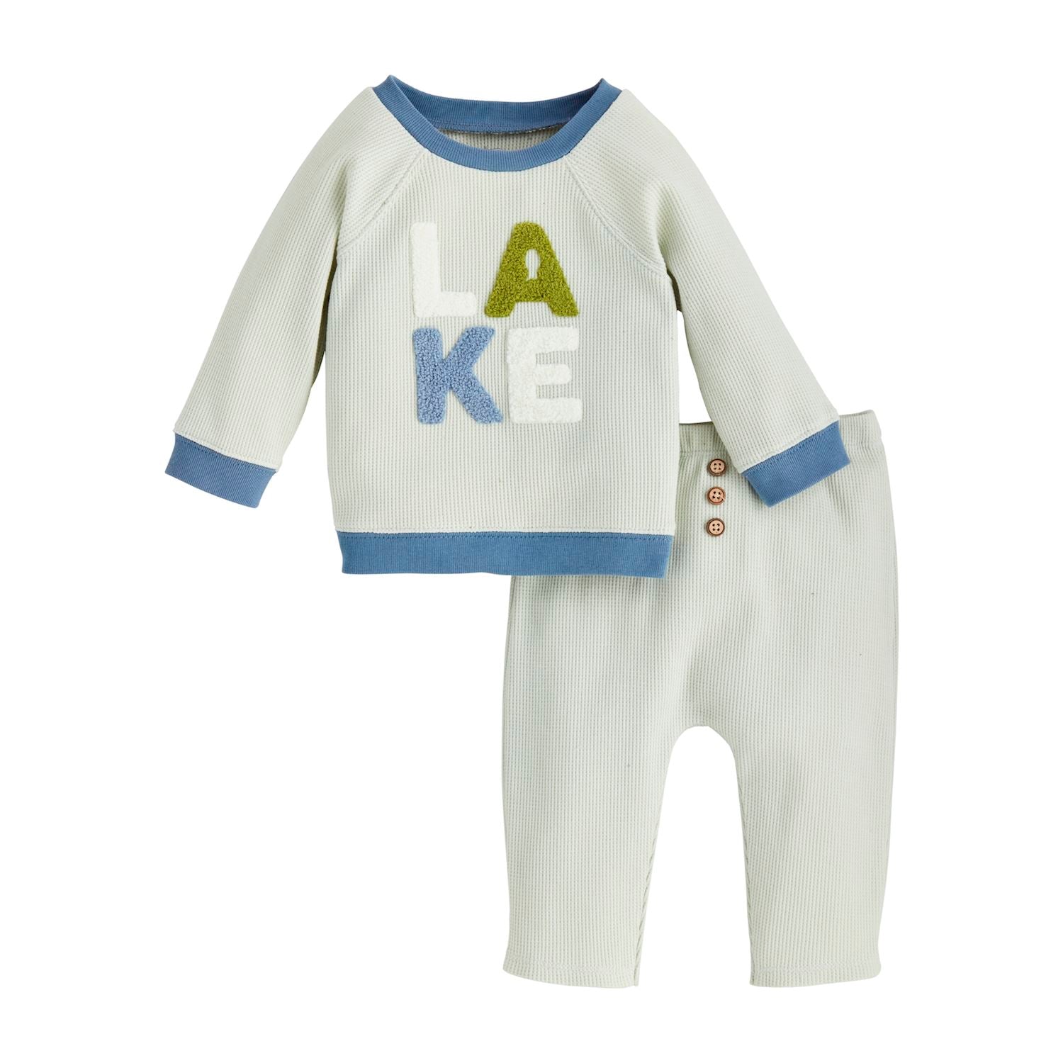 Mud Pie Lake Applique Pant Set