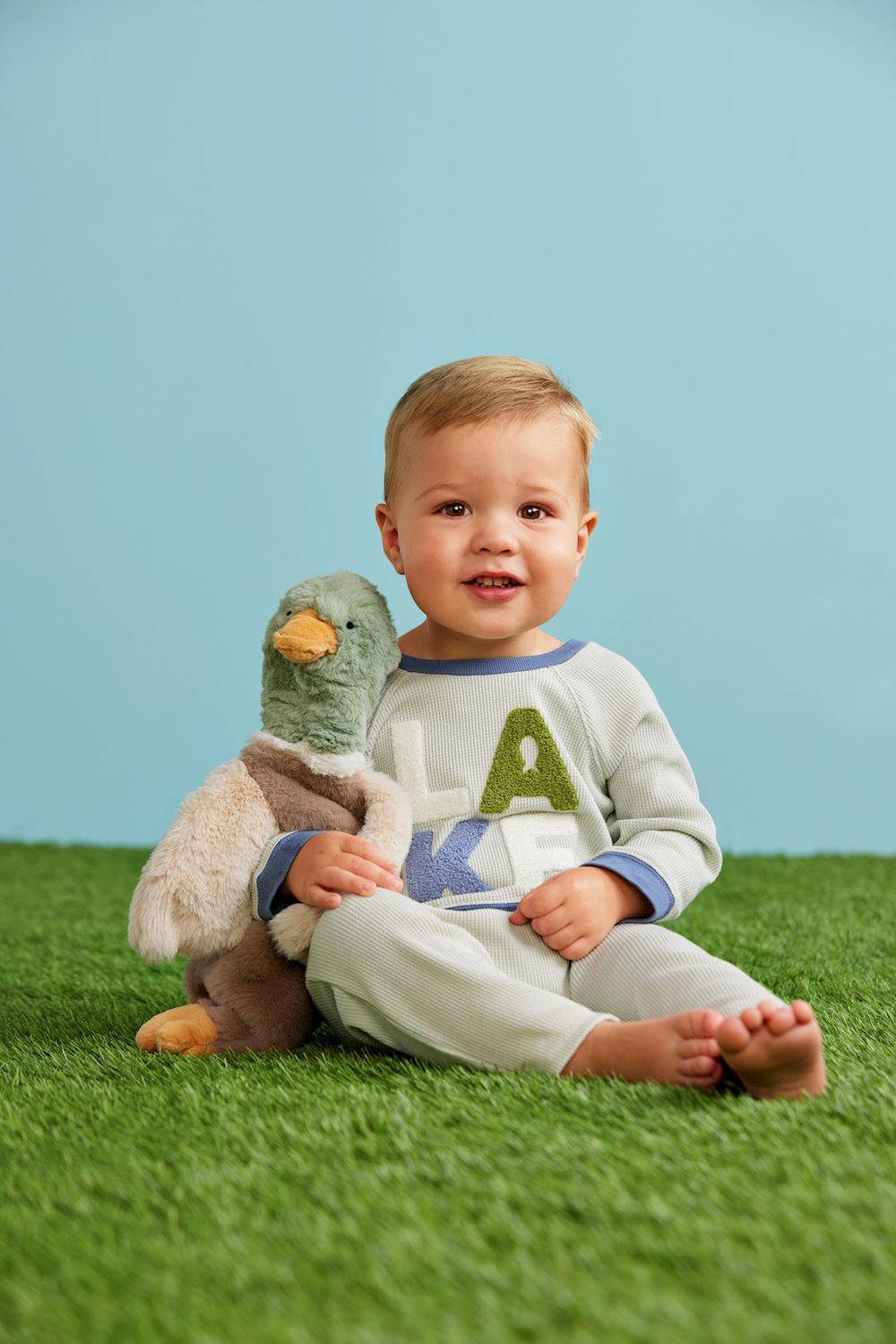Mud Pie Lake Applique Pant Set