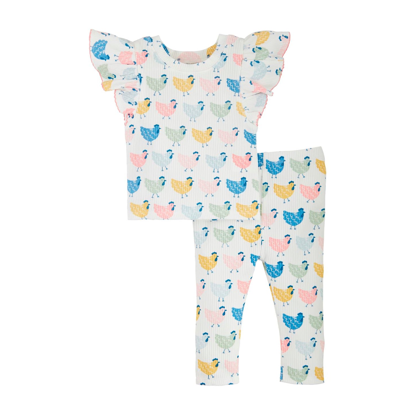 Mud Pie Chicken Two-Piece Set