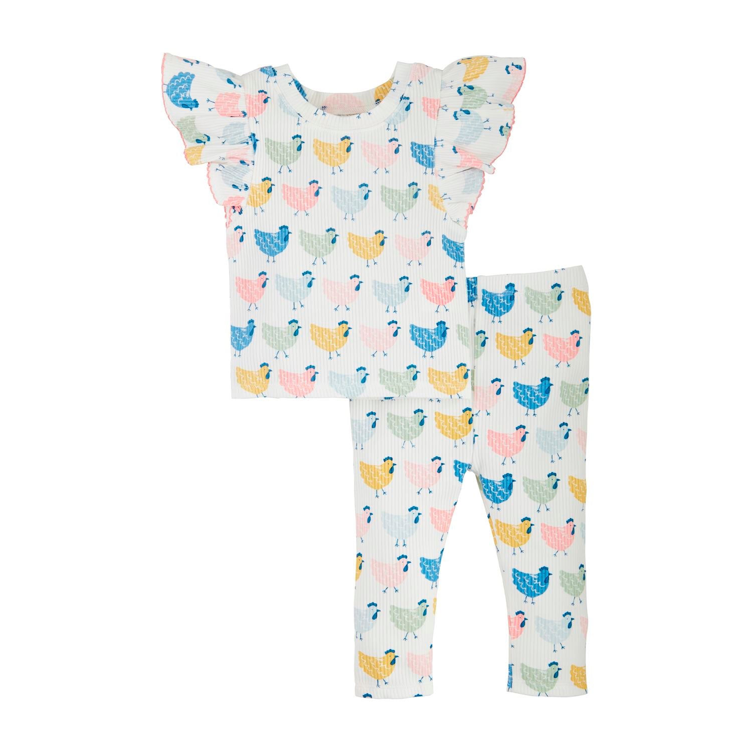 Mud Pie Chicken Two-Piece Set