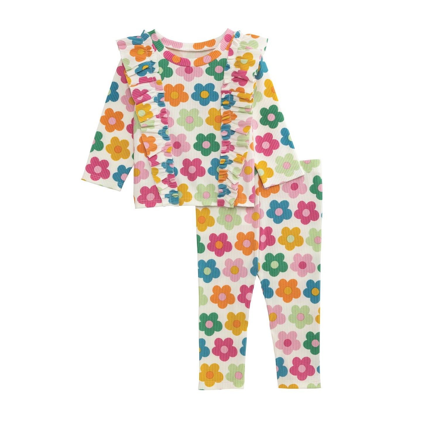 Mud Pie Flower Power Two-Piece Set