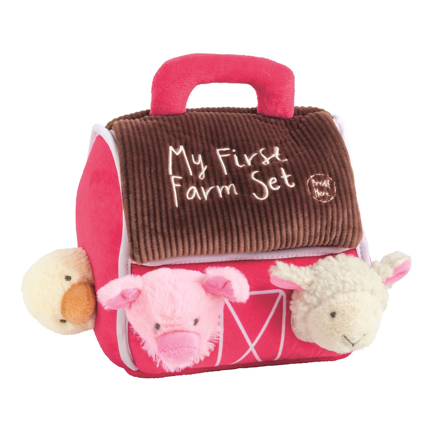 Mud Pie My First Farm Plush Set