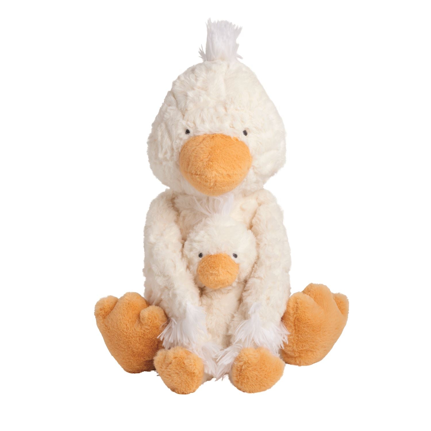 Mud Pie Mama & Baby Duck Plush Set Easter