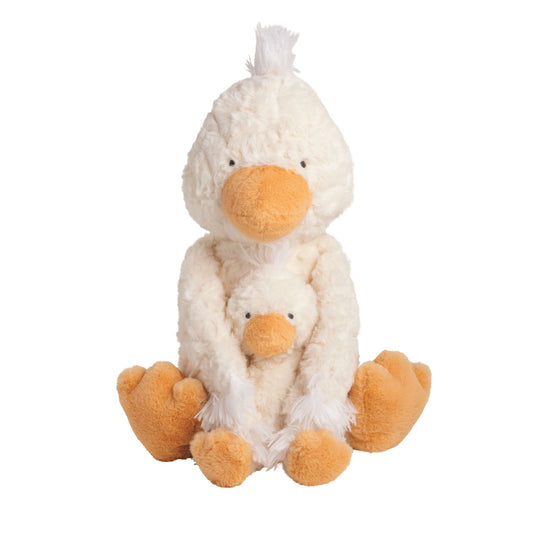 Mud Pie Mama & Baby Duck Plush Set Easter