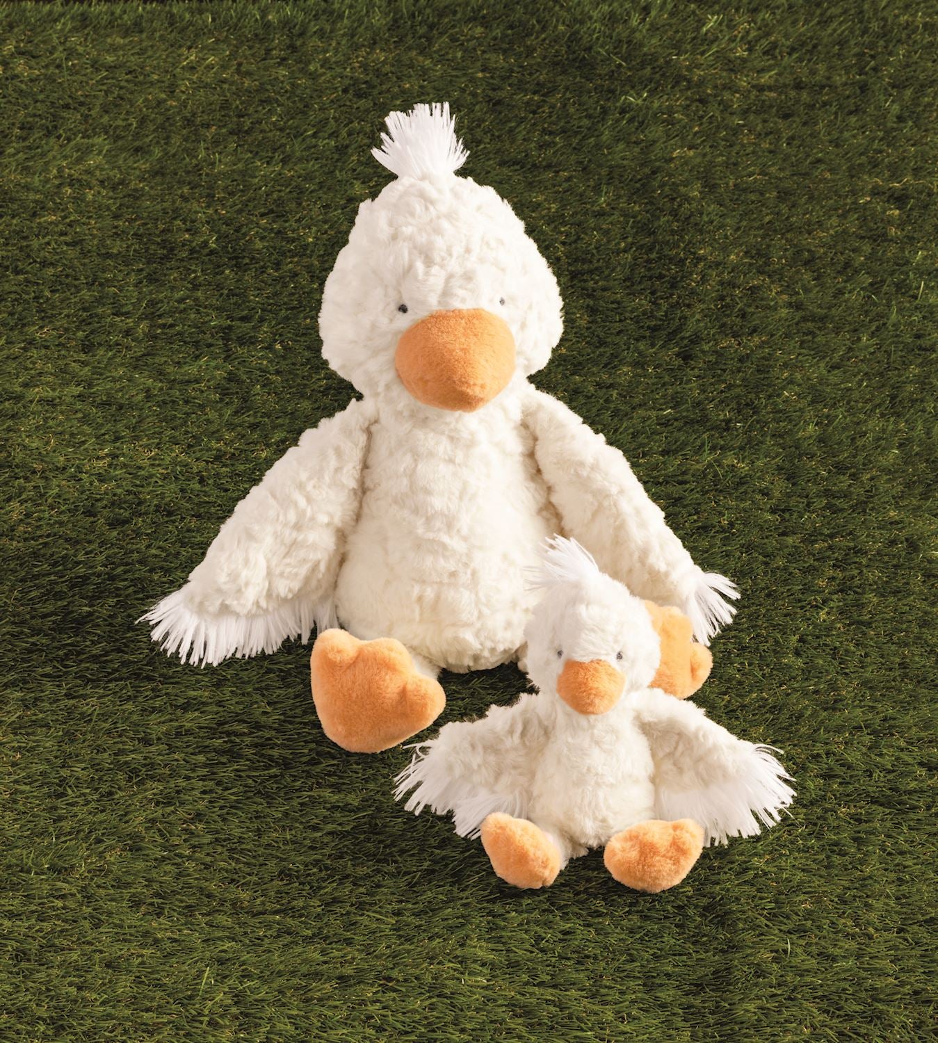 Mud Pie Mama & Baby Duck Plush Set Easter