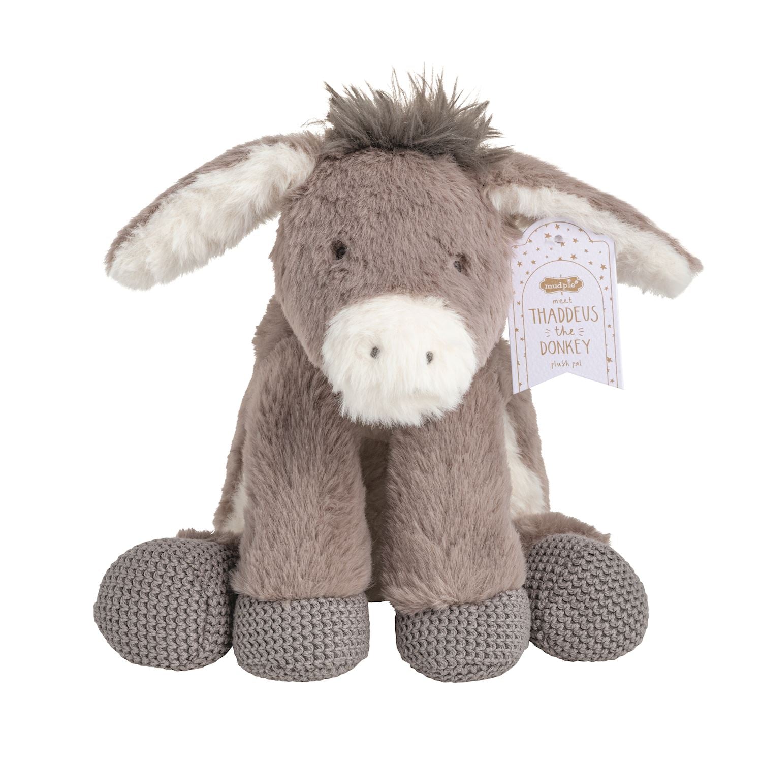 Mud Pie Thaddeus The Donkey Plush Pal