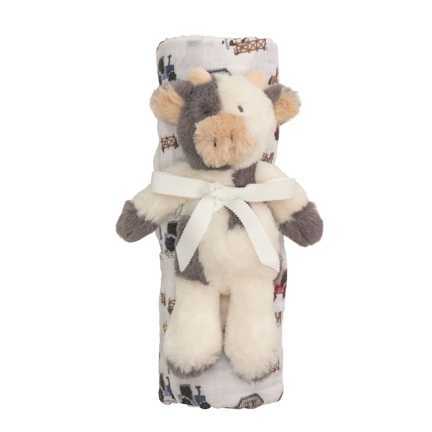 Mud Pie Swaddle & Rattle Set
