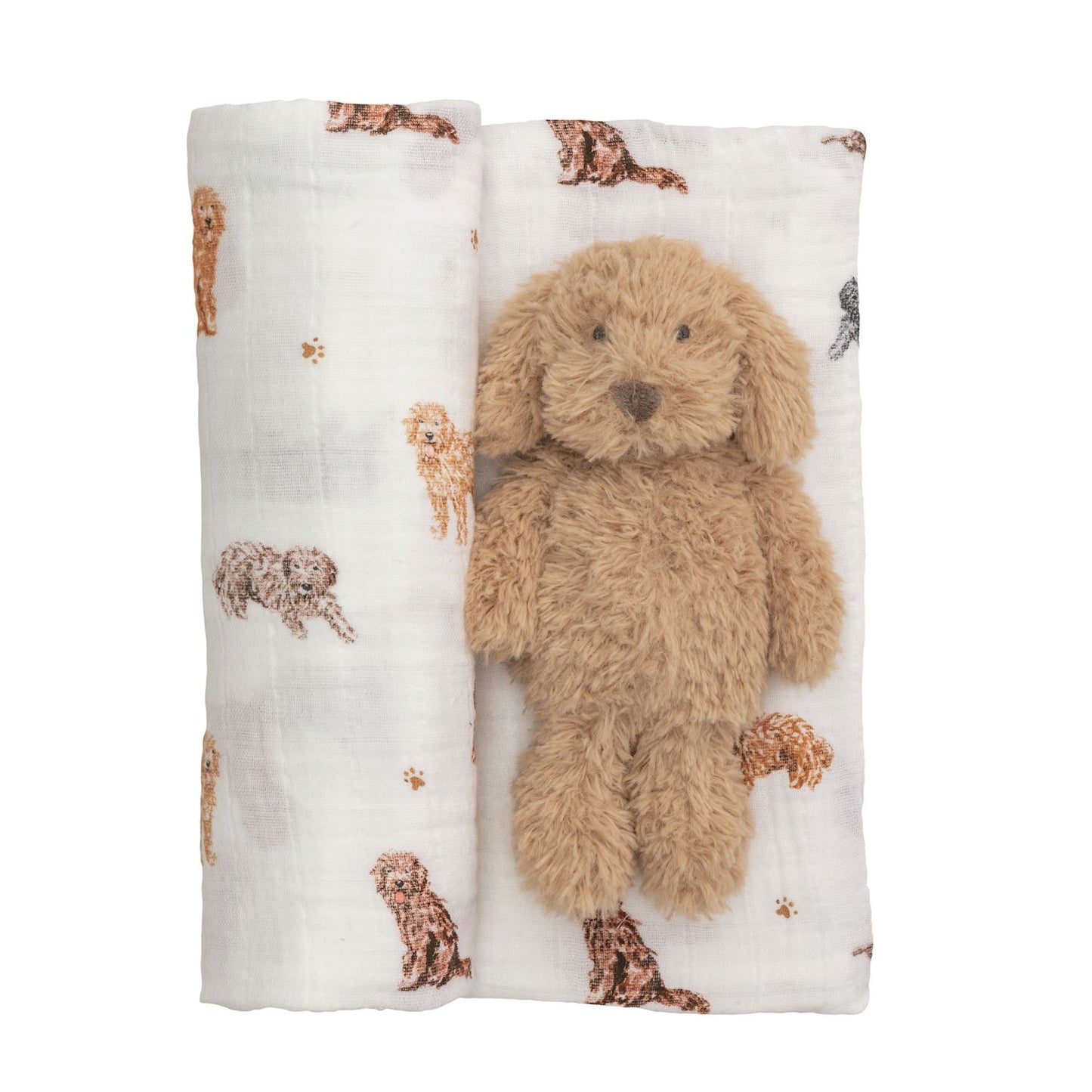 Mud Pie Swaddle & Rattle Set