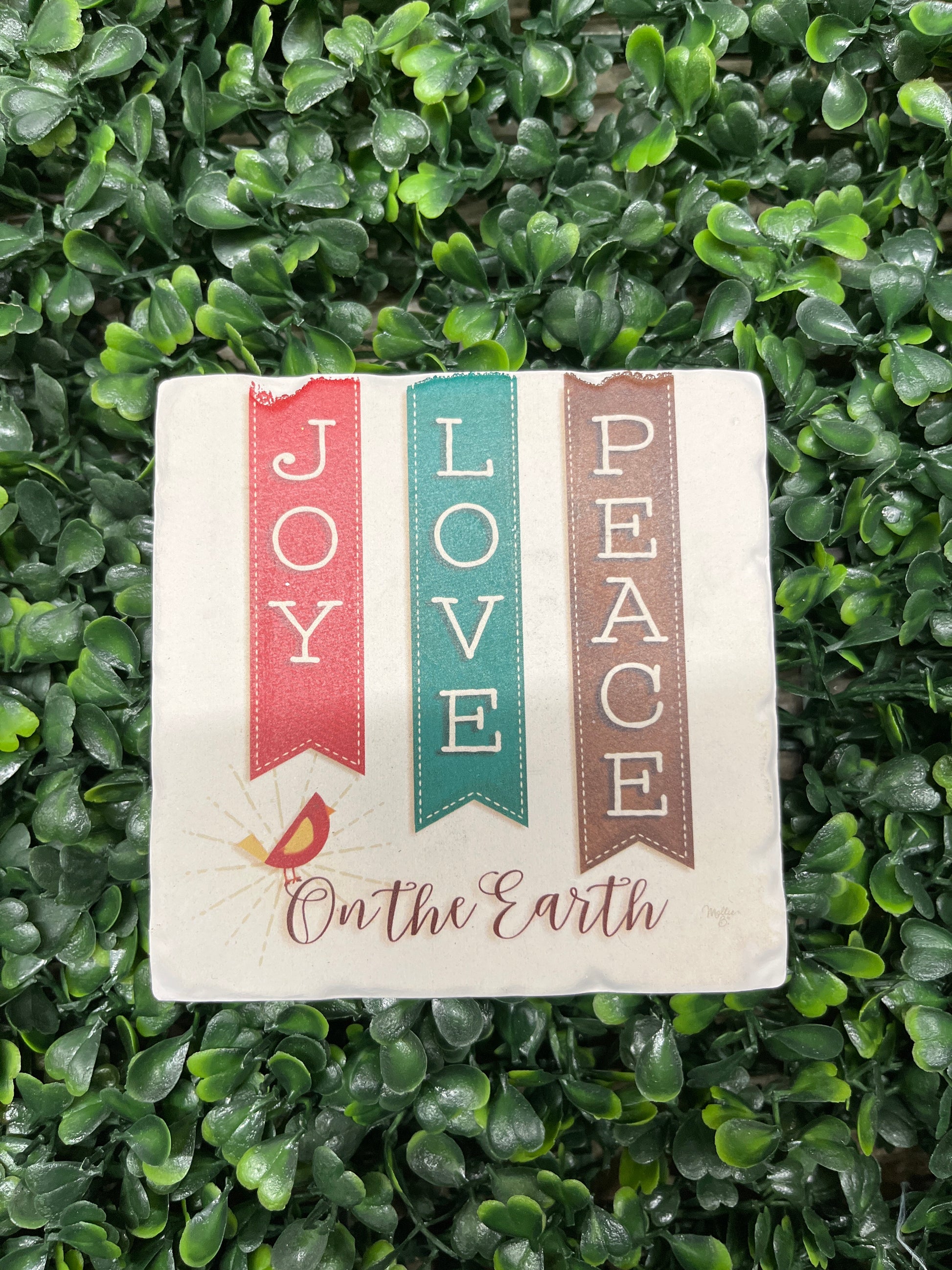 On The Earth Stone Coaster