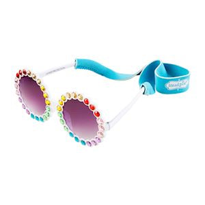 Mud Pie Toddler Girls Sunglasses & Strap Set