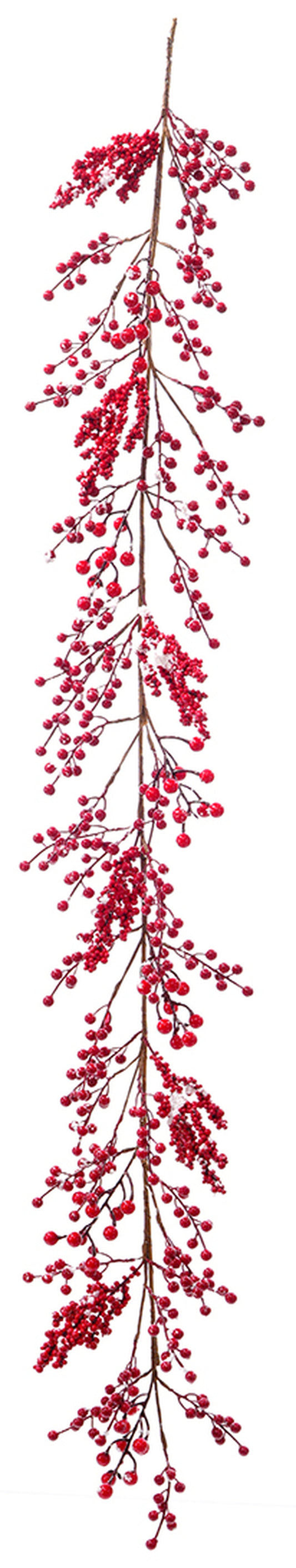 Frosted Red Berry Garland